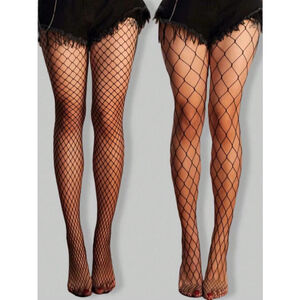 High Elasticity Fishnet Black Pantyhose for Women Sh